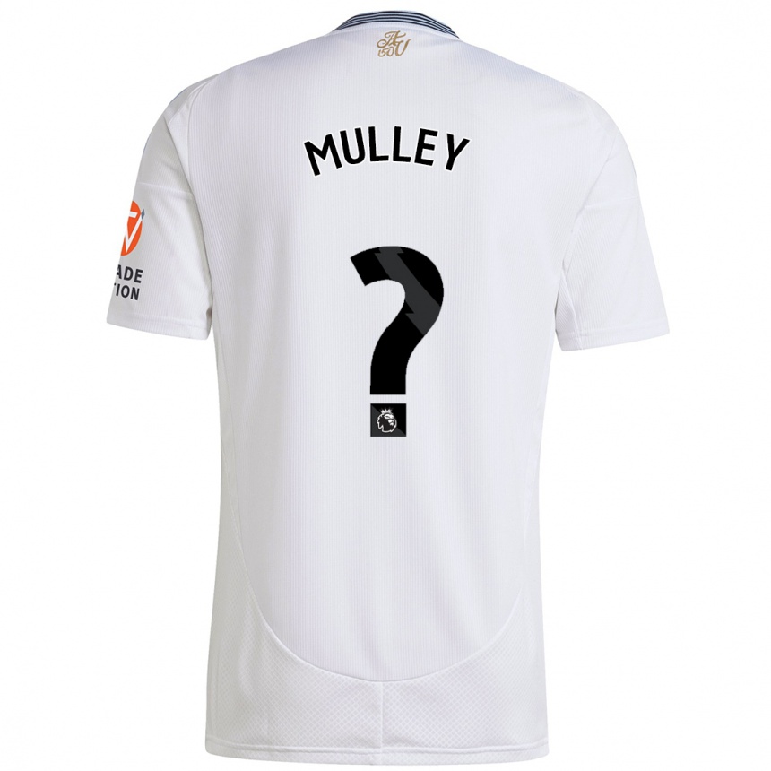 Kids Football Trai-Varn Mulley #0 White Away Jersey 2024/25 T-Shirt