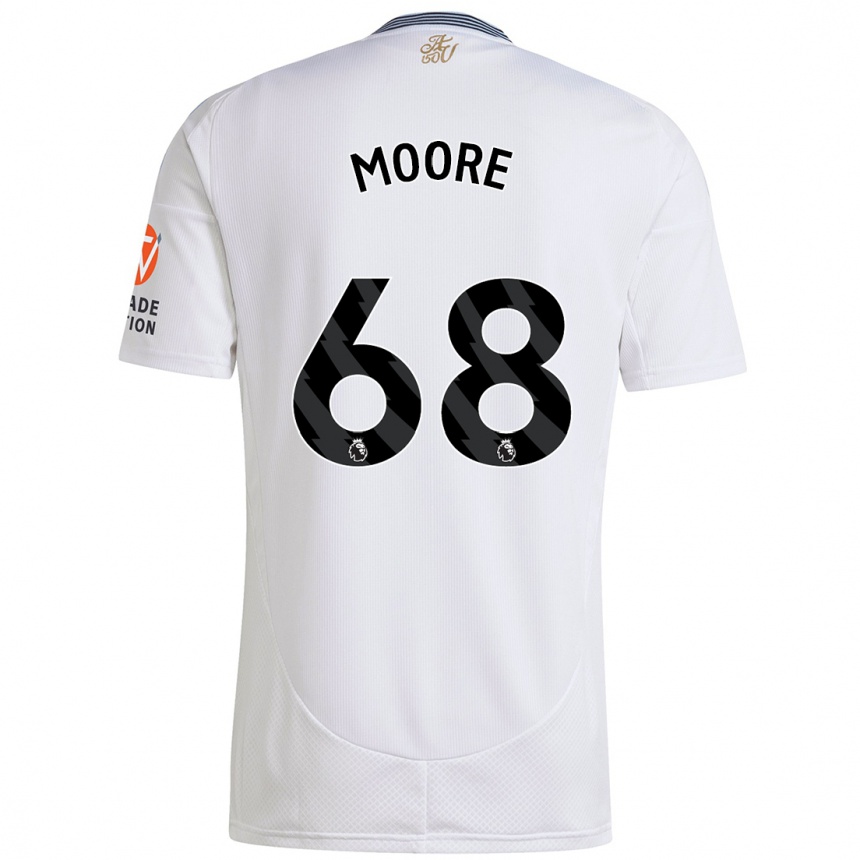 Kids Football Kobei Moore #68 White Away Jersey 2024/25 T-Shirt