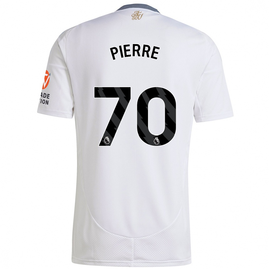 Kids Football Kyrie Pierre #70 White Away Jersey 2024/25 T-Shirt