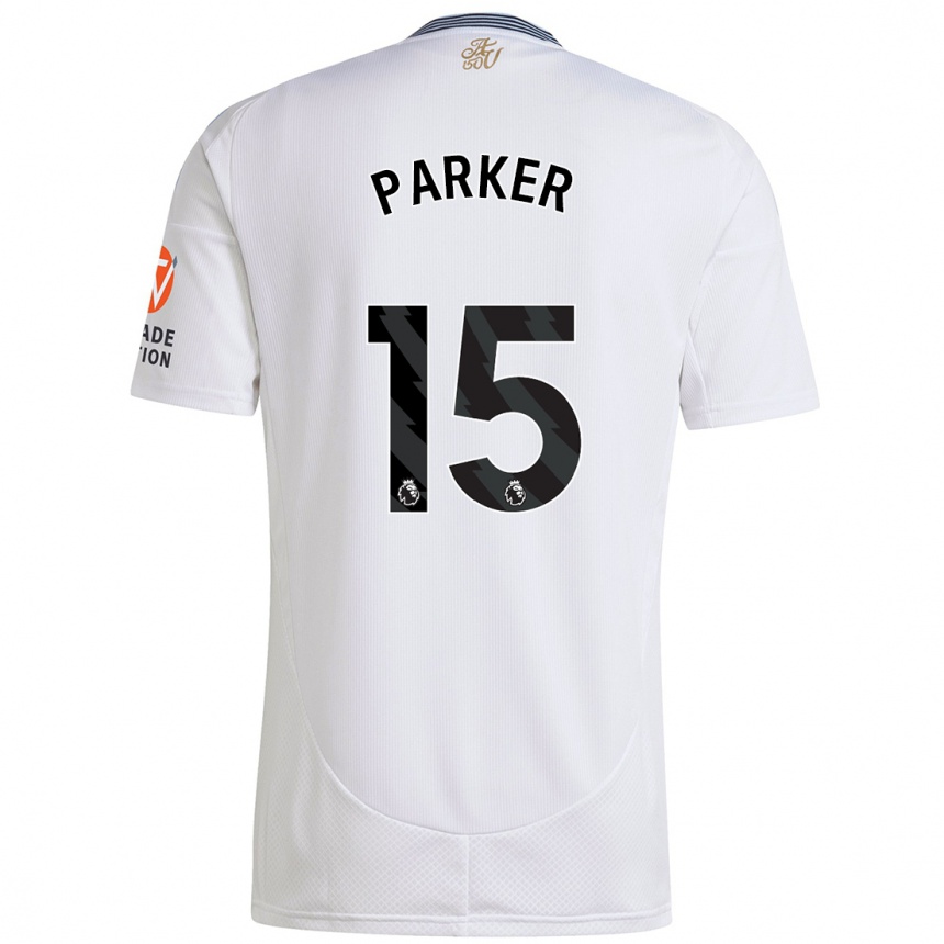 Kids Football Lucy Parker #15 White Away Jersey 2024/25 T-Shirt