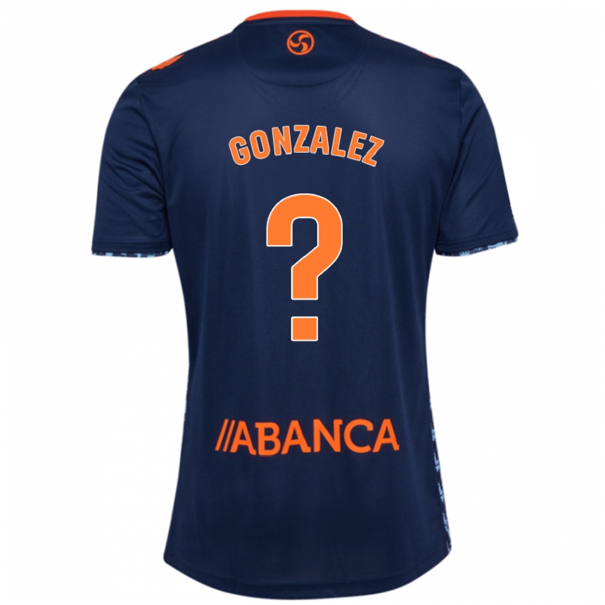 Kids Football Marcos González #0 Navy Blue Away Jersey 2024/25 T-Shirt