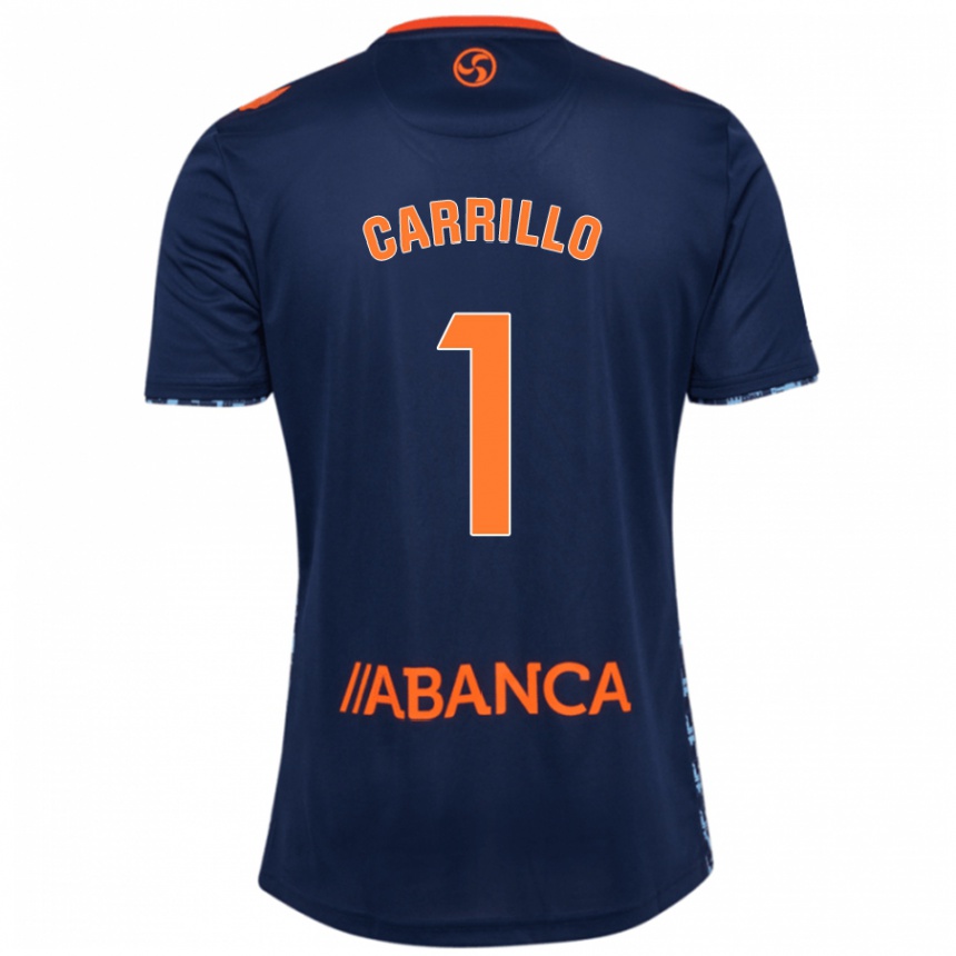 Kids Football Coke Carrillo #1 Navy Blue Away Jersey 2024/25 T-Shirt