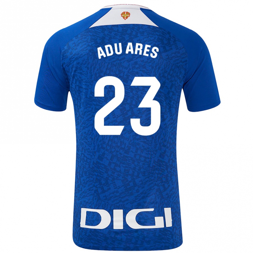 Kids Football Adu Ares #23 Royal Blue Away Jersey 2024/25 T-Shirt