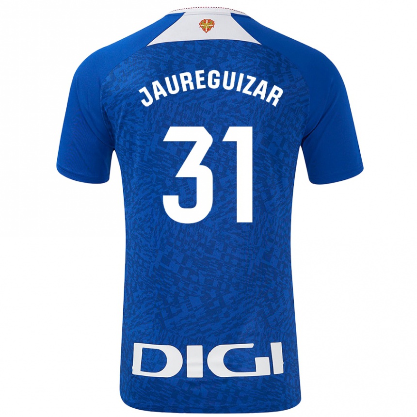 Kids Football Mikel Jauregizar #31 Royal Blue Away Jersey 2024/25 T-Shirt