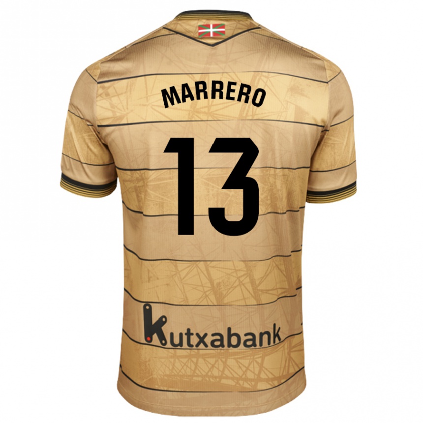 Kids Football Unai Marrero #13 Brown Away Jersey 2024/25 T-Shirt