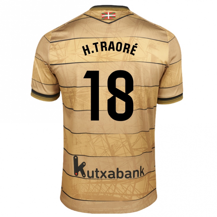 Kids Football Hamari Traoré #18 Brown Away Jersey 2024/25 T-Shirt