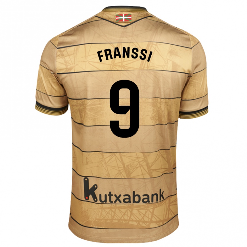 Kids Football Sanni Maija Franssi #9 Brown Away Jersey 2024/25 T-Shirt