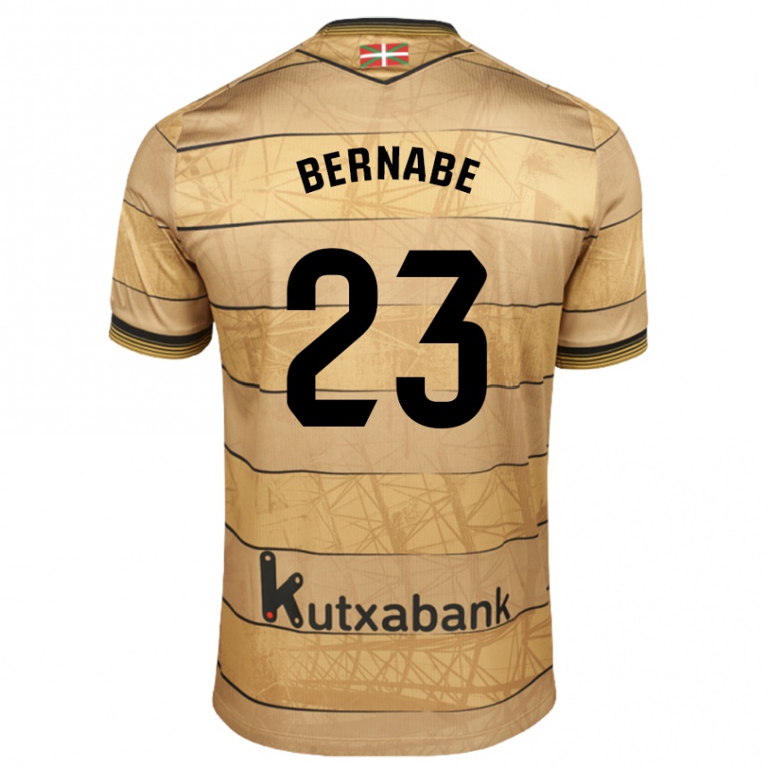 Kids Football Alejandra Bernabé De Santiago #23 Brown Away Jersey 2024/25 T-Shirt