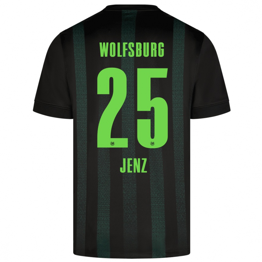 Kids Football Moritz Jenz #25 Dark Green Away Jersey 2024/25 T-Shirt