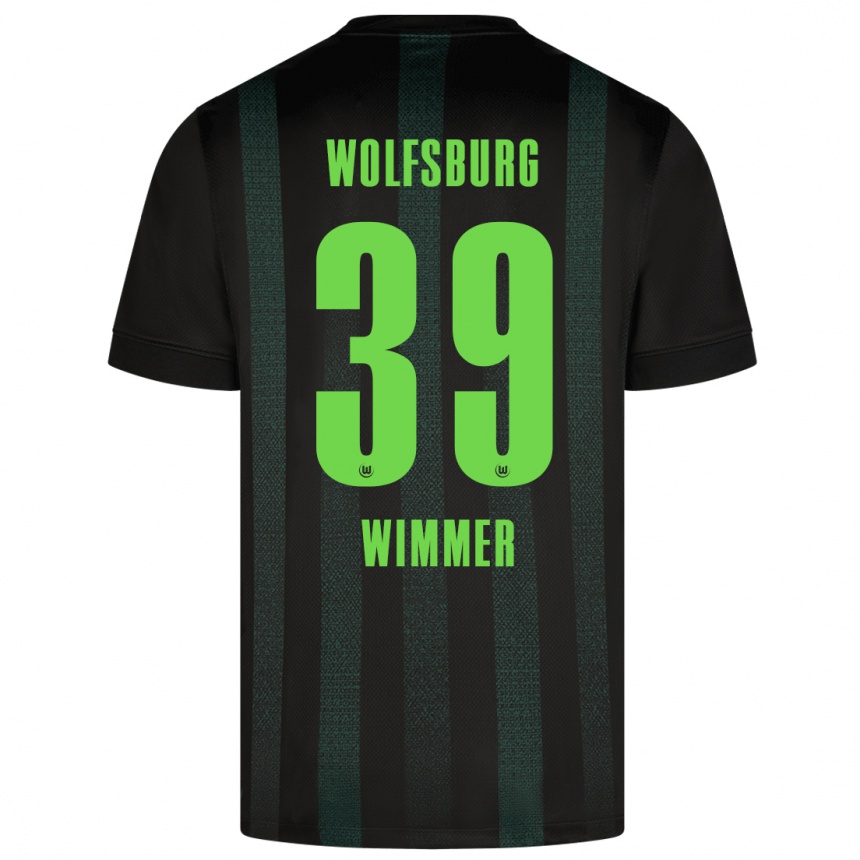 Kids Football Patrick Wimmer #39 Dark Green Away Jersey 2024/25 T-Shirt