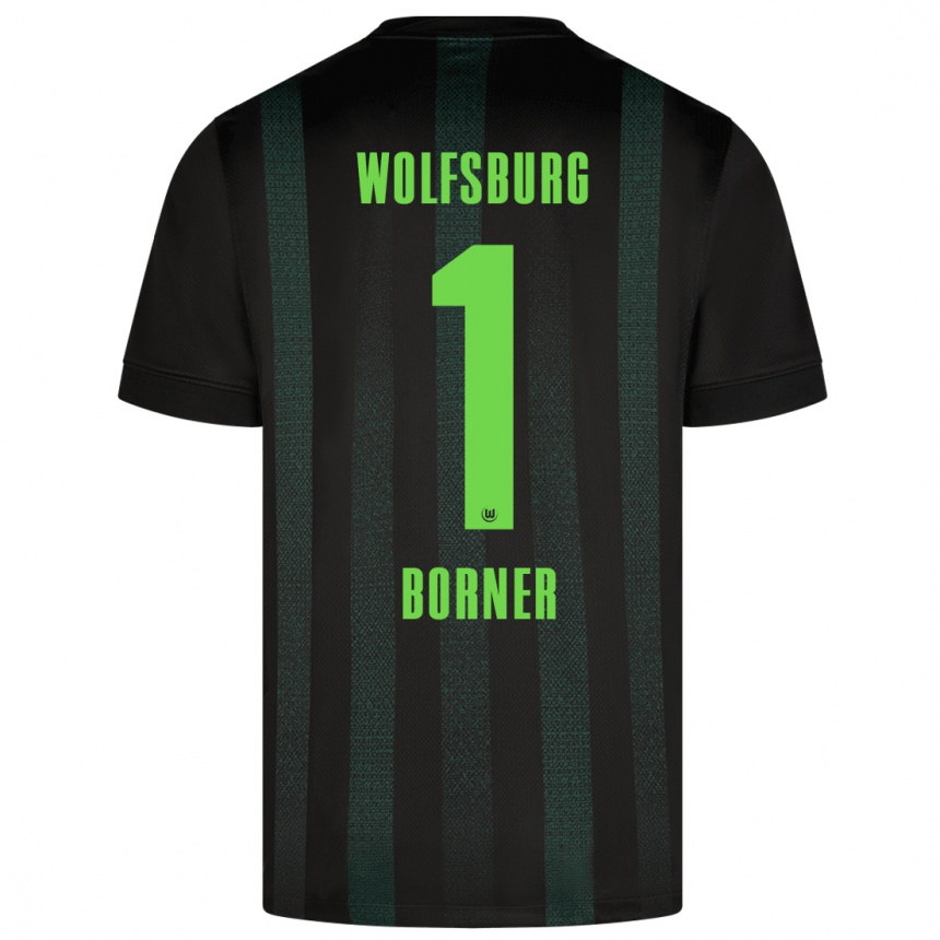 Kids Football Benedikt Börner #1 Dark Green Away Jersey 2024/25 T-Shirt