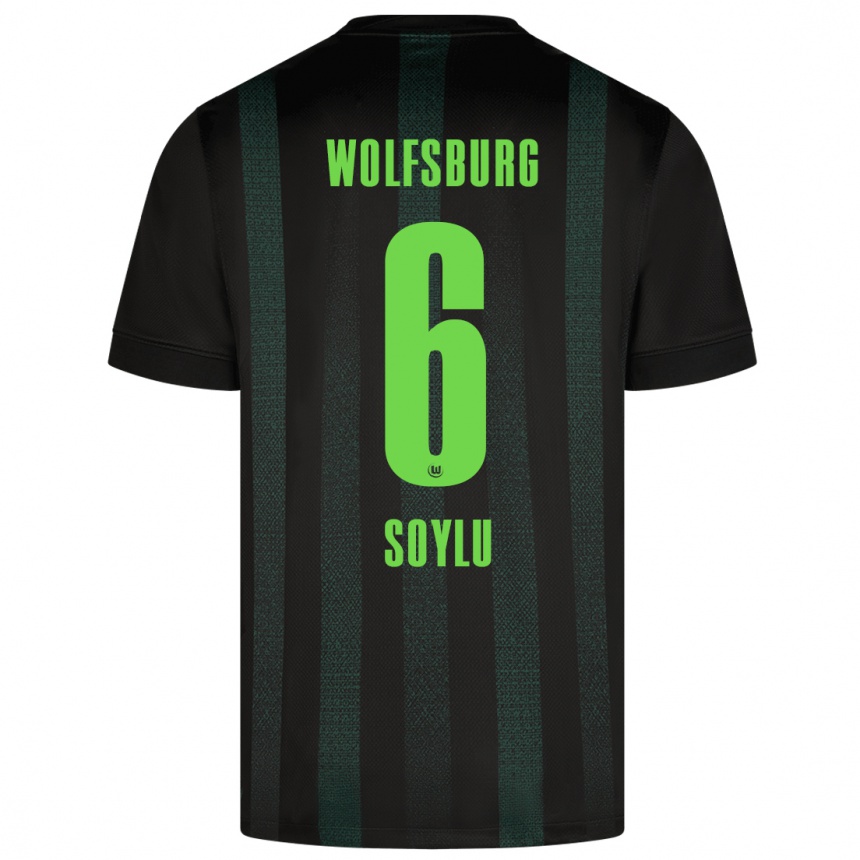 Kids Football Darwin Soylu #6 Dark Green Away Jersey 2024/25 T-Shirt