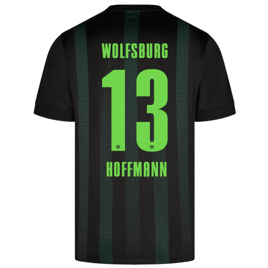 Kids Football Nils Hoffmann #13 Dark Green Away Jersey 2024/25 T-Shirt