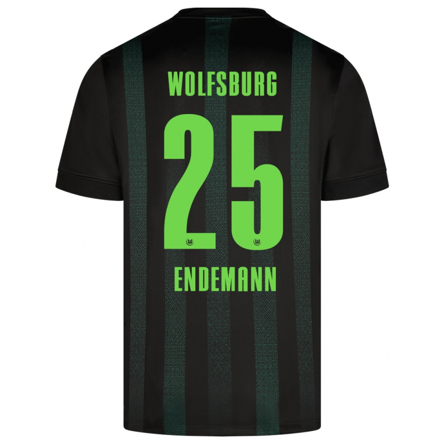 Kids Football Vivien Endemann #25 Dark Green Away Jersey 2024/25 T-Shirt