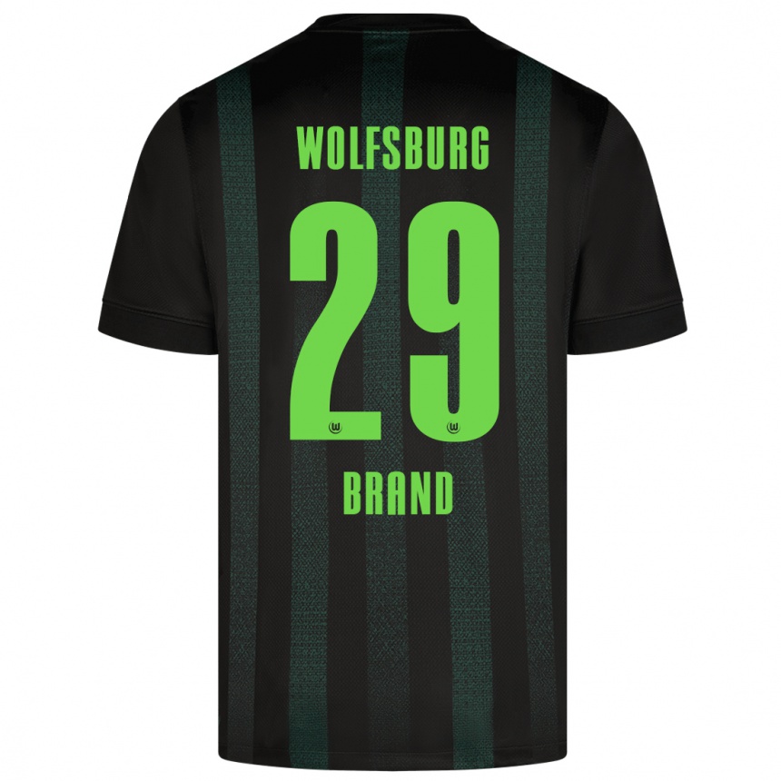 Kids Football Jule Brand #29 Dark Green Away Jersey 2024/25 T-Shirt