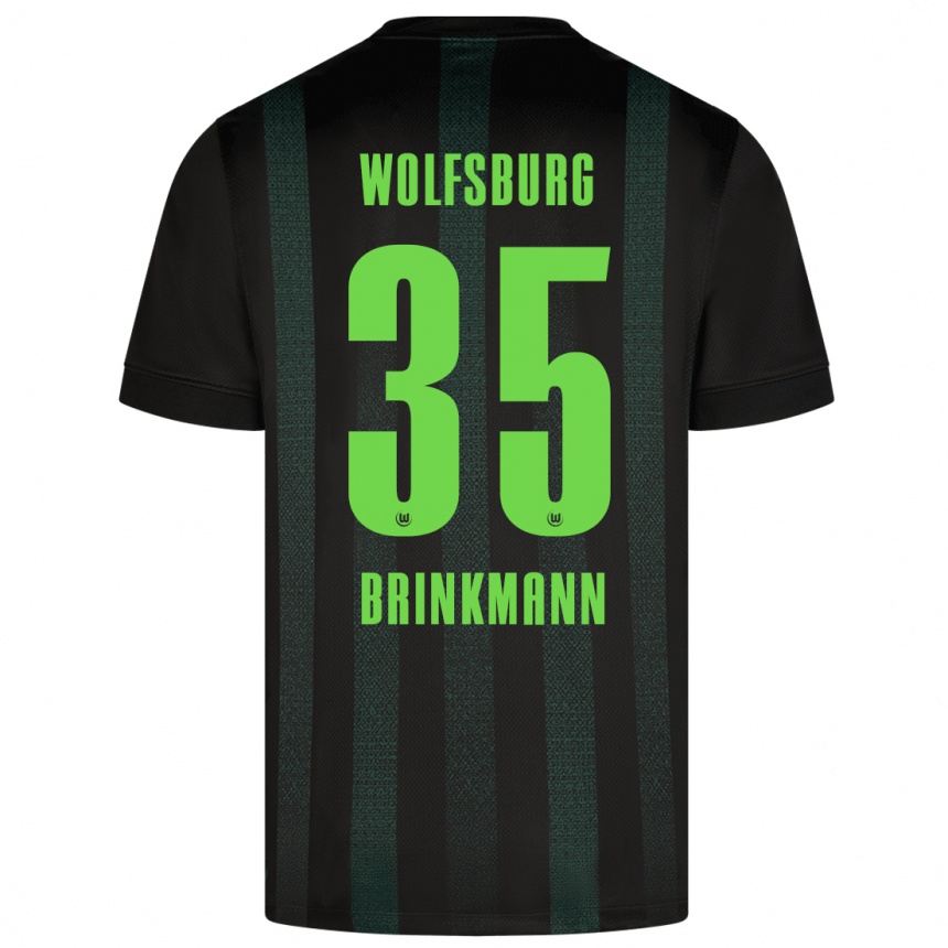 Kids Football Karla Brinkmann #35 Dark Green Away Jersey 2024/25 T-Shirt