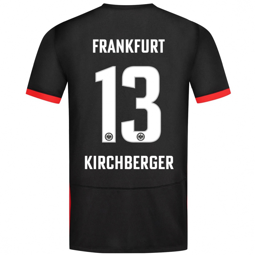 Kids Football Virginia Kirchberger #13 Black Away Jersey 2024/25 T-Shirt