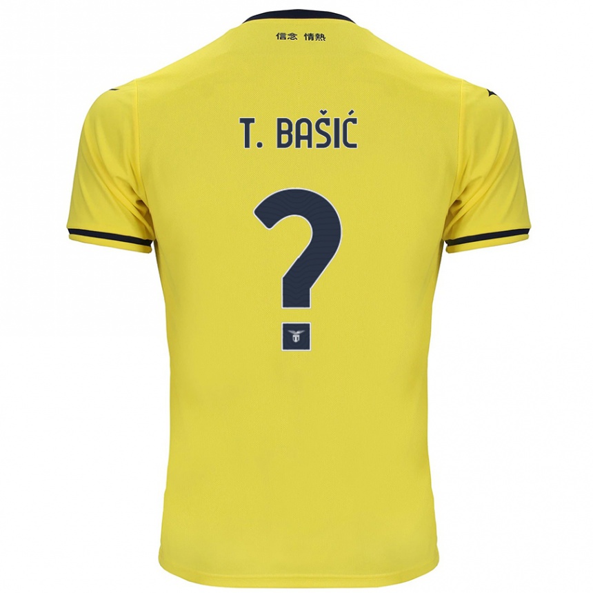 Kids Football Toma Basic #0 Yellow Away Jersey 2024/25 T-Shirt