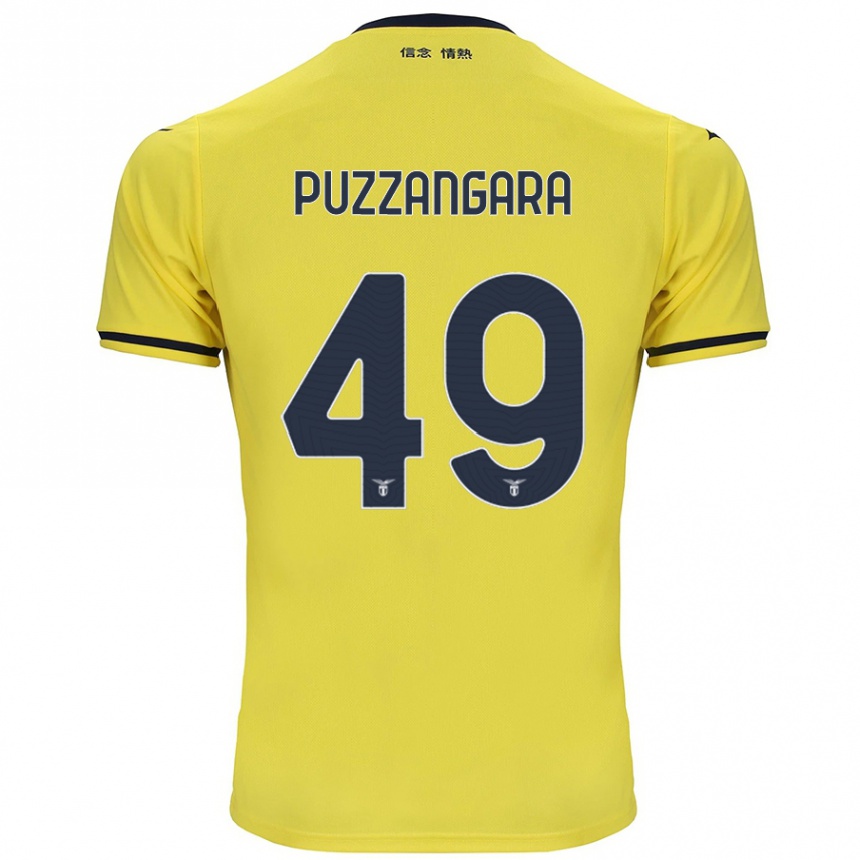 Kids Football Angelo Antonio Puzzangara #49 Yellow Away Jersey 2024/25 T-Shirt