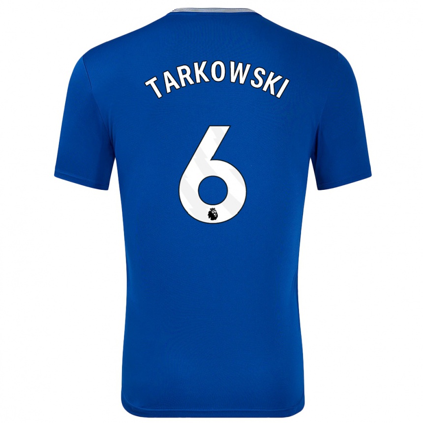 Men Football James Tarkowski #6 Blue With Home Jersey 2024/25 T-Shirt