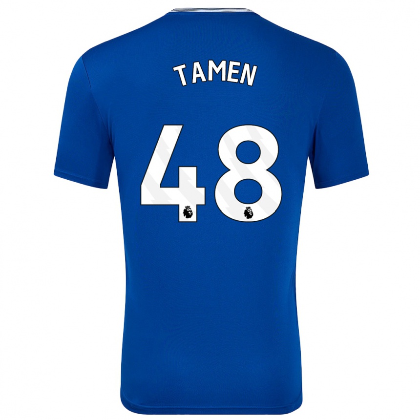 Men Football William Tamen #48 Blue With Home Jersey 2024/25 T-Shirt