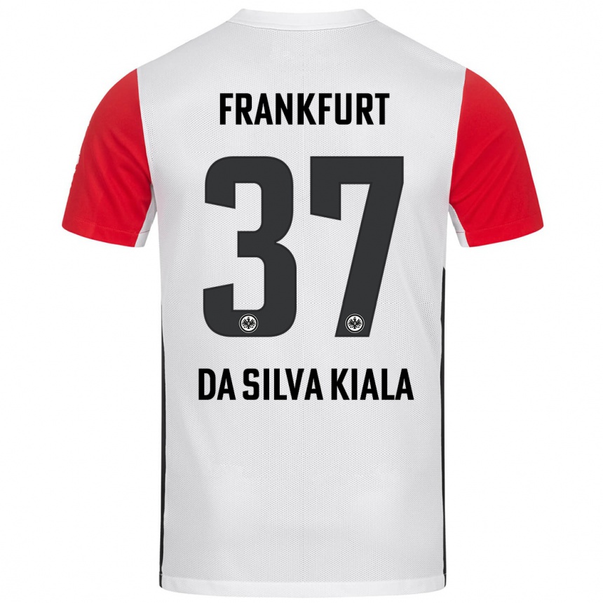 Men Football Joel Da Silva Kiala #37 White Red Home Jersey 2024/25 T-Shirt