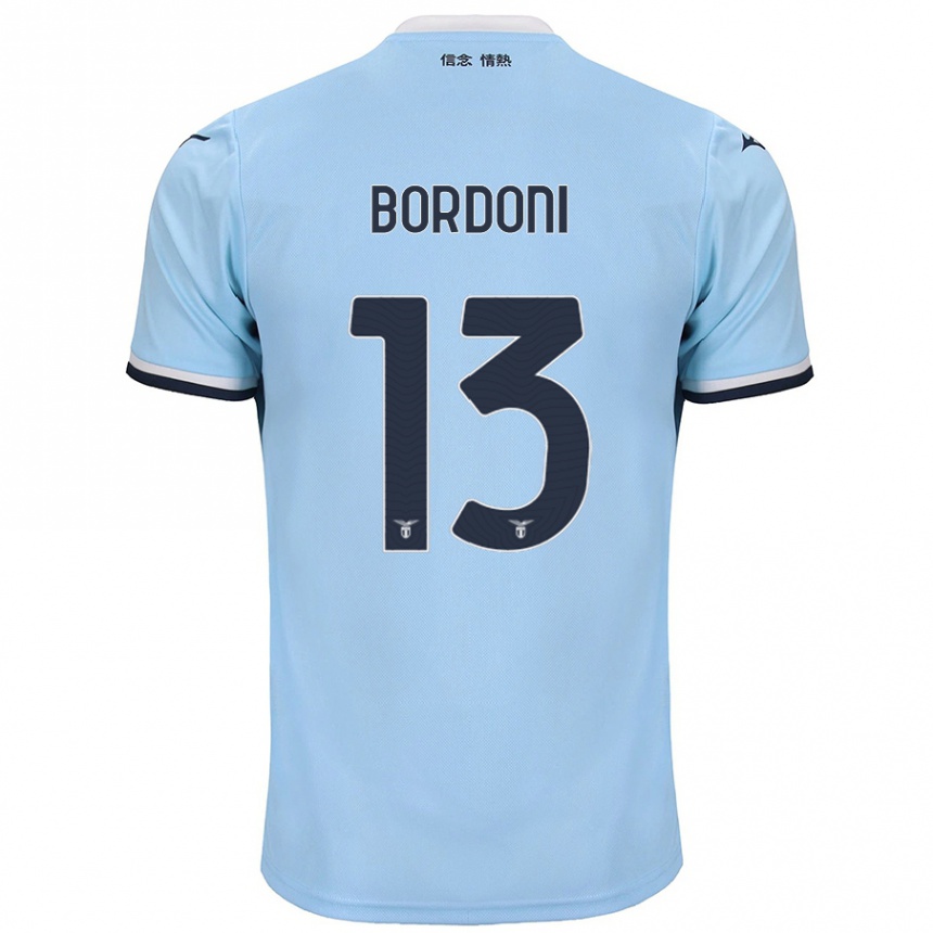 Men Football Tommaso Bordoni #13 Blue Home Jersey 2024/25 T-Shirt