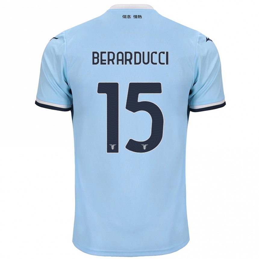 Men Football Martina Berarducci #15 Blue Home Jersey 2024/25 T-Shirt