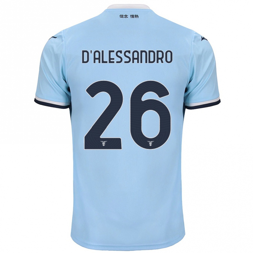 Men Football Mattya D'alessandro #26 Blue Home Jersey 2024/25 T-Shirt