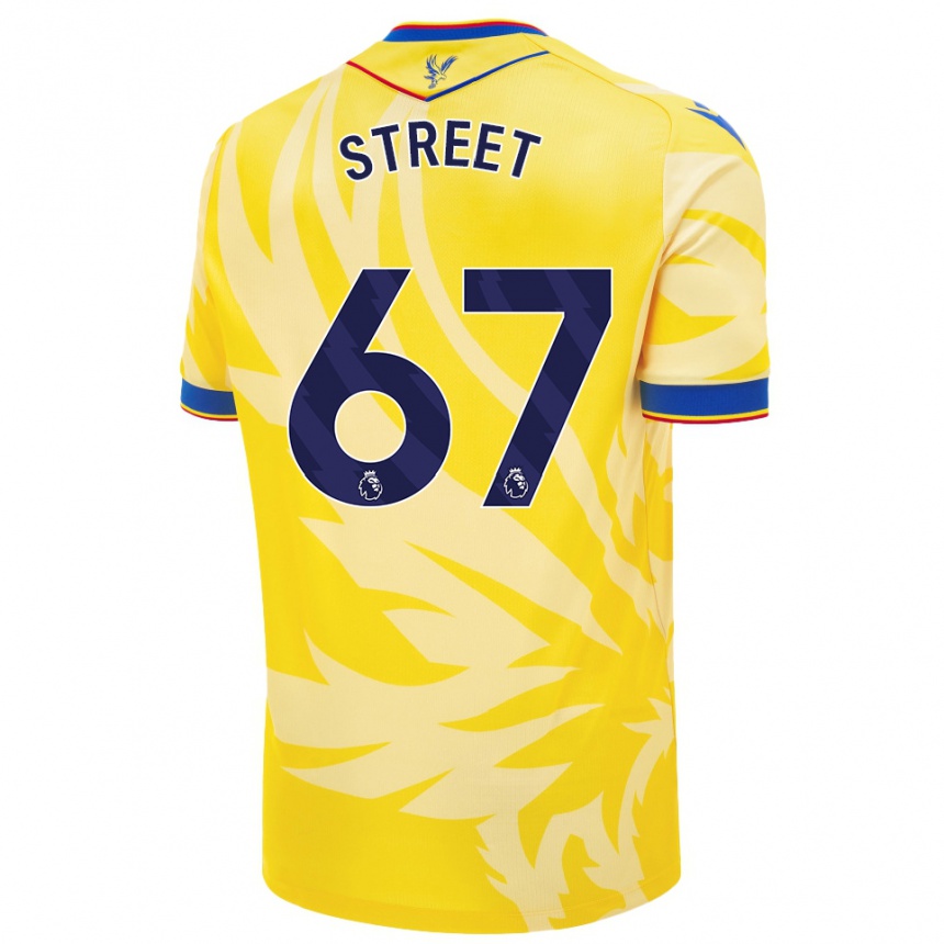 Men Football Rob Street #67 Yellow Away Jersey 2024/25 T-Shirt