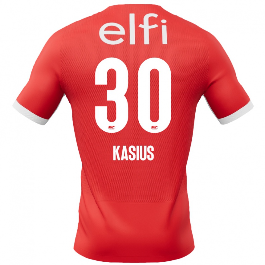 Women Football Denso Kasius #30 Red White Home Jersey 2024/25 T-Shirt