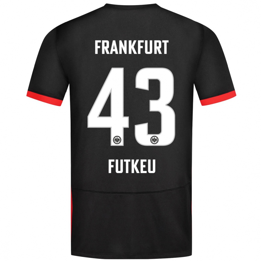 Women Football Noel Futkeu #43 Black Away Jersey 2024/25 T-Shirt