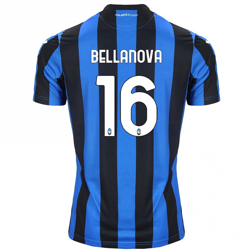 Kids Football Raoul Bellanova #16 Blue Black Home Jersey 2024/25 T-Shirt