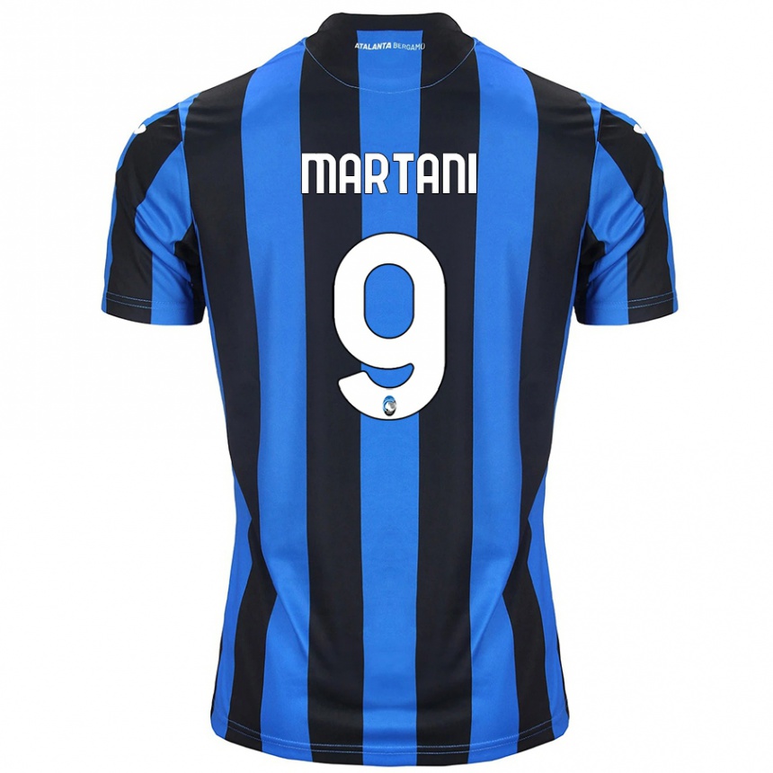 Kids Football Alice Martani #9 Blue Black Home Jersey 2024/25 T-Shirt