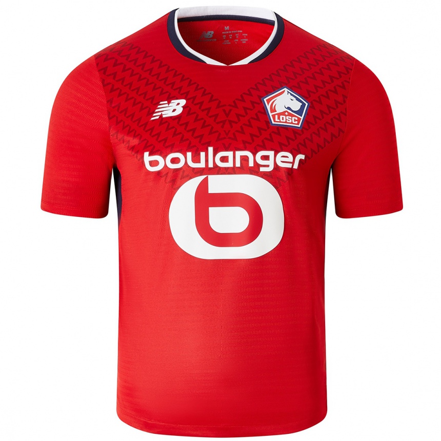 Kids Football Baptiste Rolland #0 Red White Home Jersey 2024/25 T-Shirt