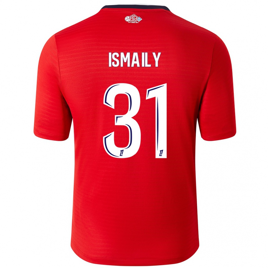 Kids Football Ismaily #31 Red White Home Jersey 2024/25 T-Shirt