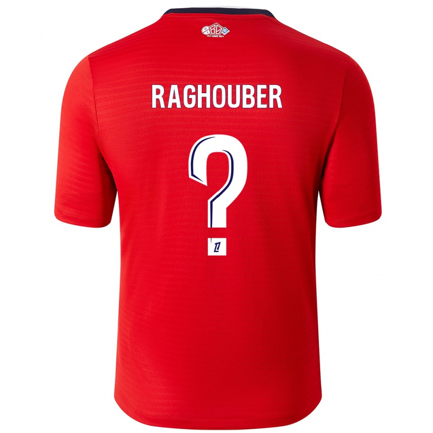 Kids Football Ugo Raghouber #0 Red White Home Jersey 2024/25 T-Shirt