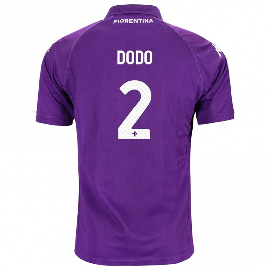 Kids Football Dodô #2 Purple Home Jersey 2024/25 T-Shirt