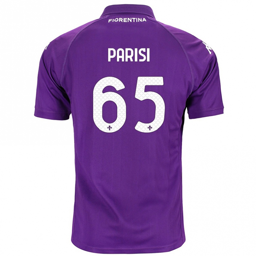 Kids Football Fabiano Parisi #65 Purple Home Jersey 2024/25 T-Shirt