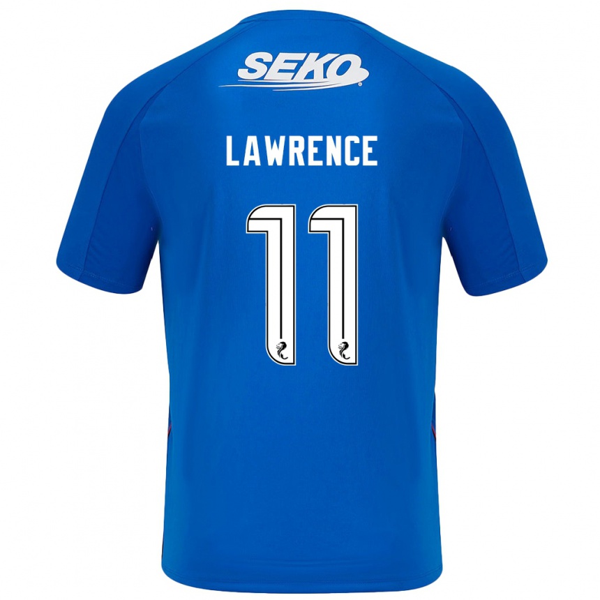 Kids Football Tom Lawrence #11 Dark Blue Home Jersey 2024/25 T-Shirt