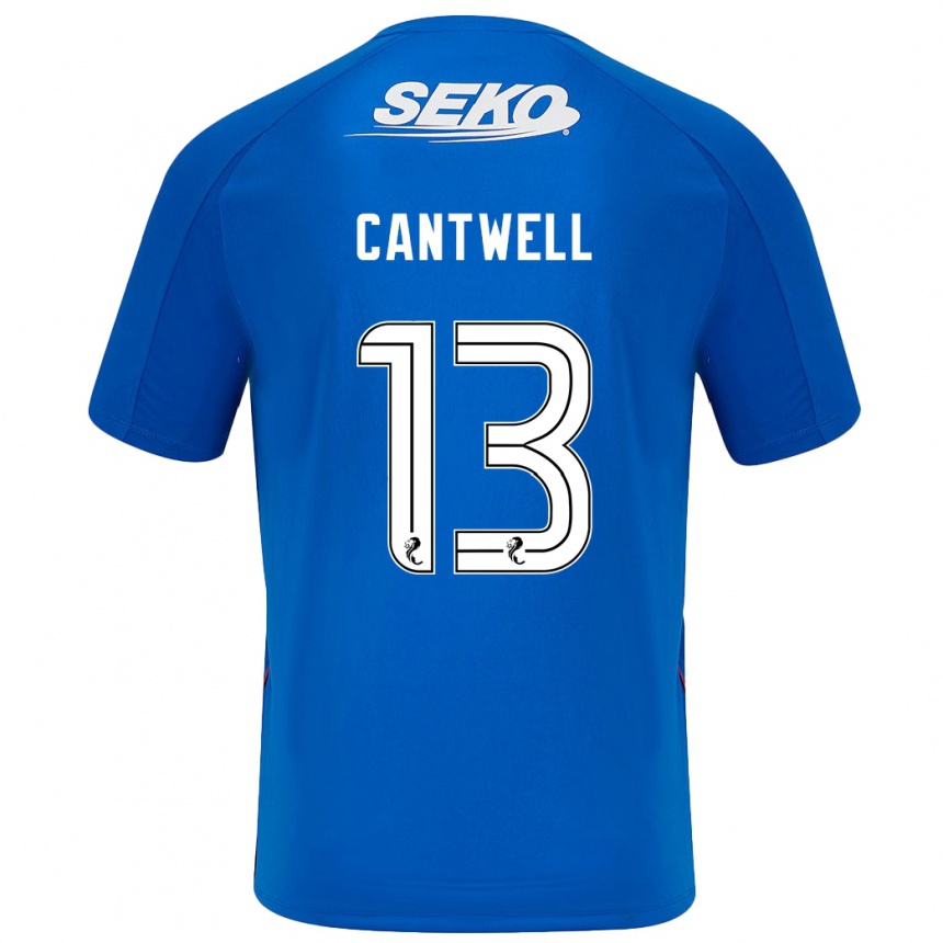 Kids Football Todd Cantwell #13 Dark Blue Home Jersey 2024/25 T-Shirt