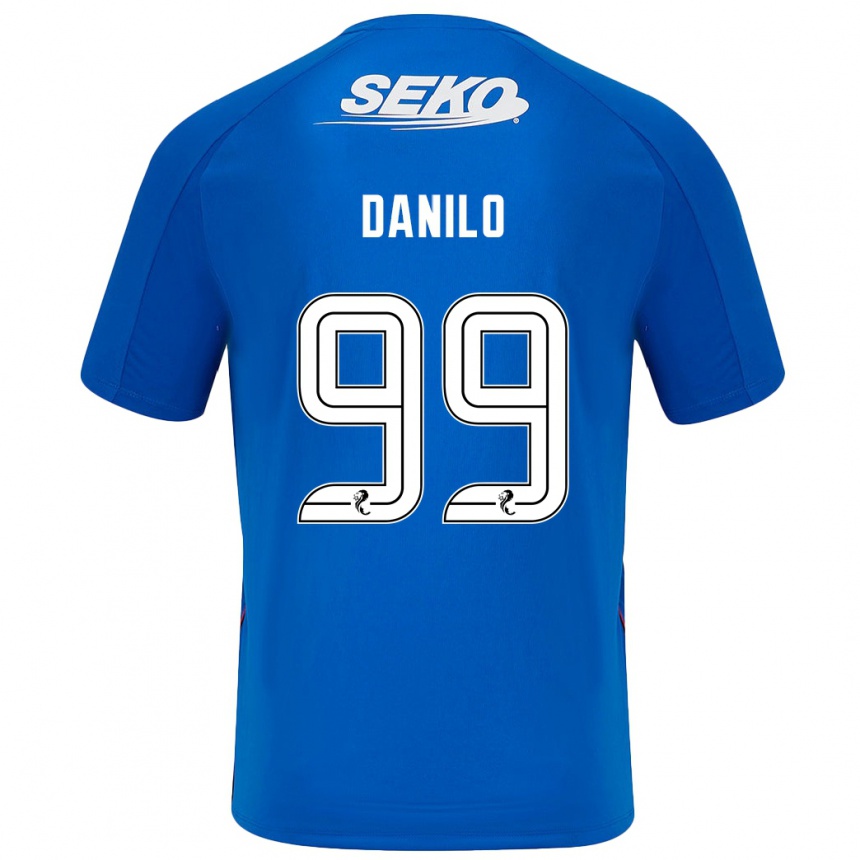 Kids Football Danilo #99 Dark Blue Home Jersey 2024/25 T-Shirt