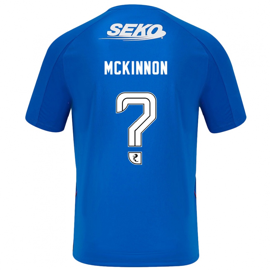 Kids Football Cole Mckinnon #0 Dark Blue Home Jersey 2024/25 T-Shirt