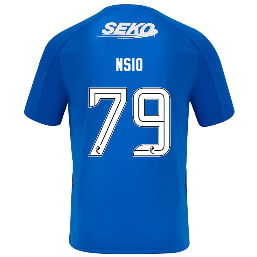 Kids Football Paul Nsio #79 Dark Blue Home Jersey 2024/25 T-Shirt