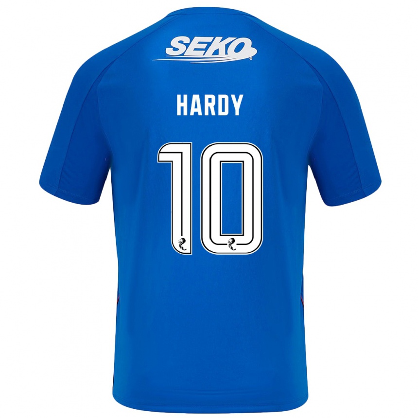 Kids Football Rio Hardy #10 Dark Blue Home Jersey 2024/25 T-Shirt