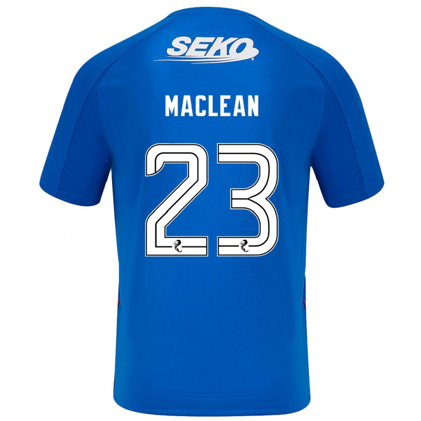 Kids Football Kirsty Maclean #23 Dark Blue Home Jersey 2024/25 T-Shirt