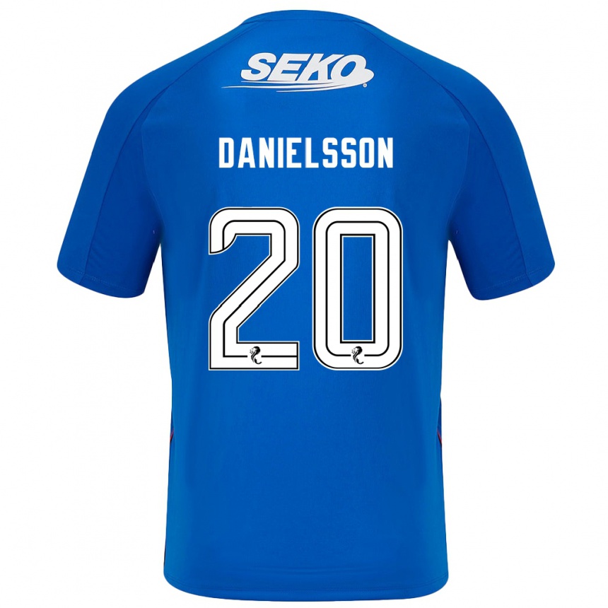 Kids Football Jenny Julia Danielsson #20 Dark Blue Home Jersey 2024/25 T-Shirt