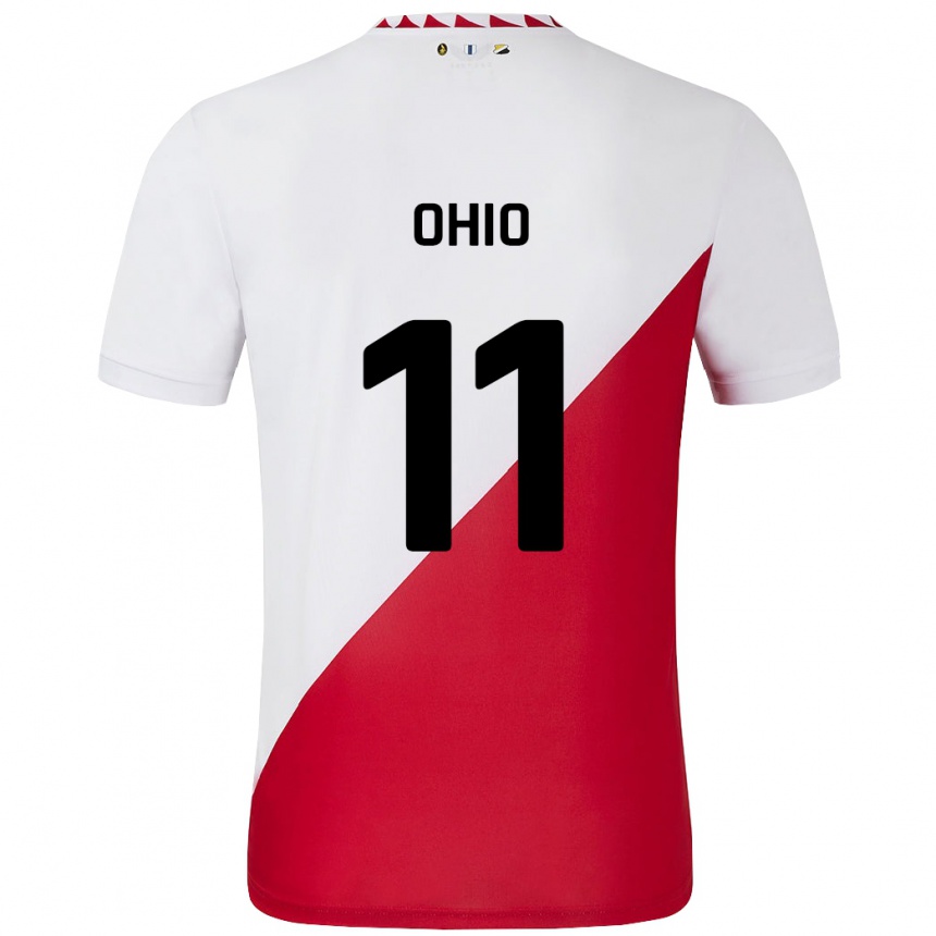 Kids Football Noah Ohio #11 White Red Home Jersey 2024/25 T-Shirt