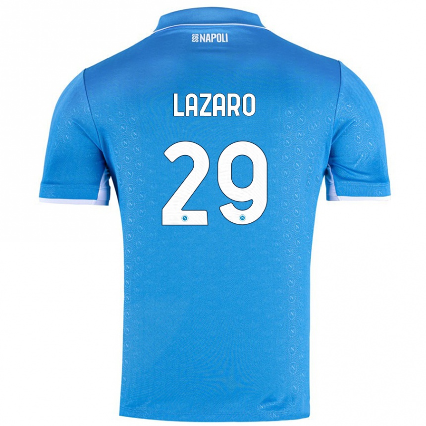 Kids Football Paloma Lázaro #29 Sky Blue Home Jersey 2024/25 T-Shirt