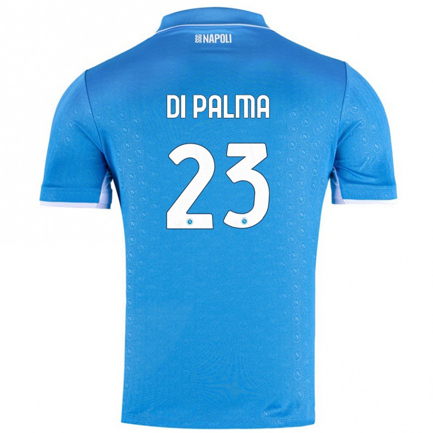 Kids Football Manuel Di Palma #23 Sky Blue Home Jersey 2024/25 T-Shirt